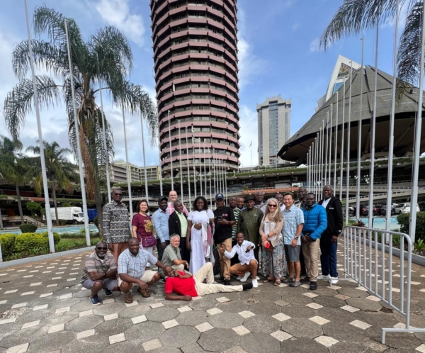 Africa team in Nairobi